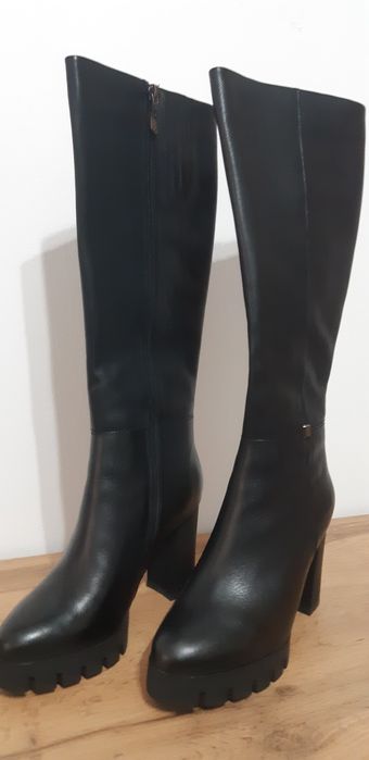 Зимний сапоги чистый кожа