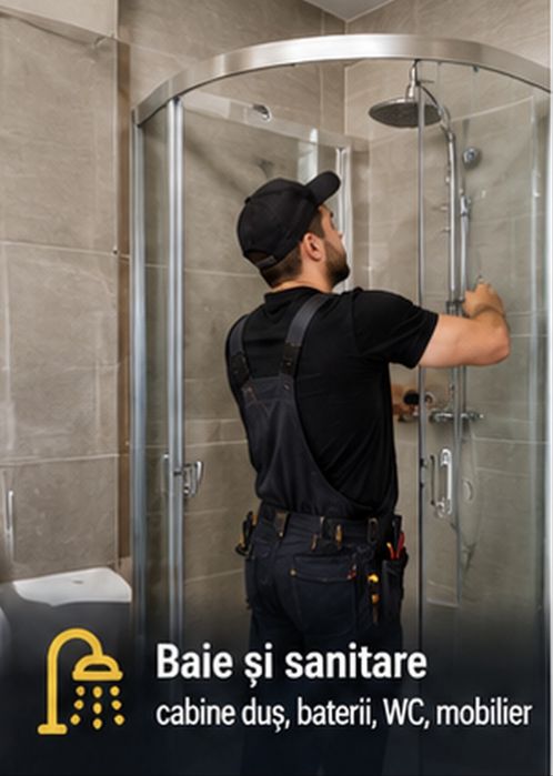 Instalator  la domiciliu Cluj -Florești – montaj, reparații și mentenanță
