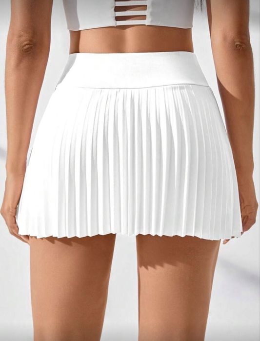 Тенис плисирана пола с къси гащи