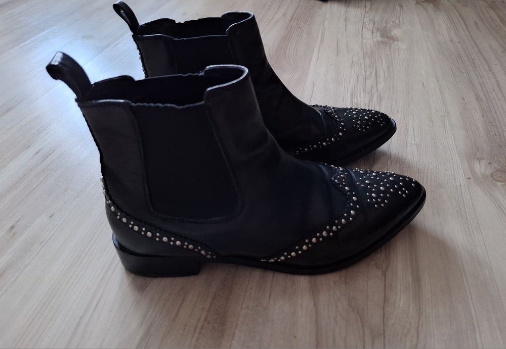 Ghete piele naturala Par Calvin