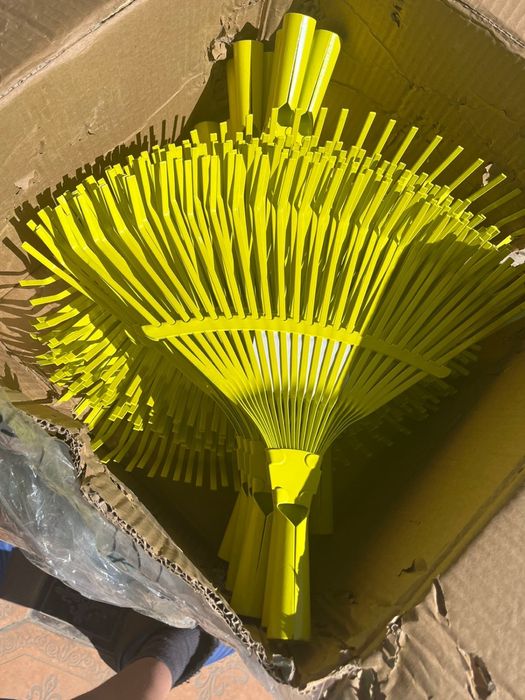 Грабли веерные, 22 зуба, окрашенная