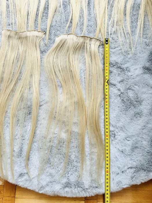 Vând extensii păr natural blond