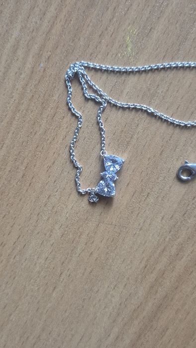 PANDORA колье " белый бант "