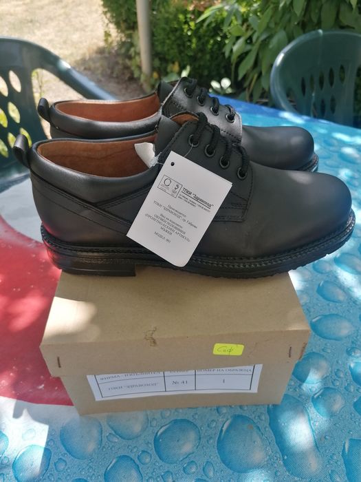 Обувки естествена кожа. Пролетно есенни