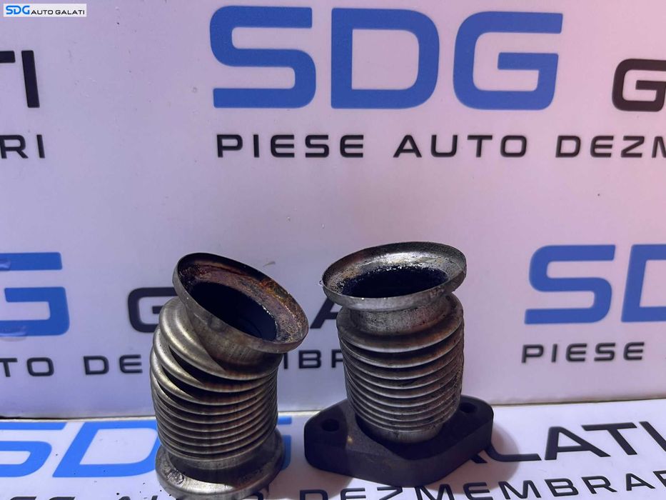 Set Teava Tevi Conducta Conducte Racord Racorduri Racitor Gaze EGR Citroen Jumpy 1 2.0 HDI 1995 - 2004 Cod 96319679 [AV1558]