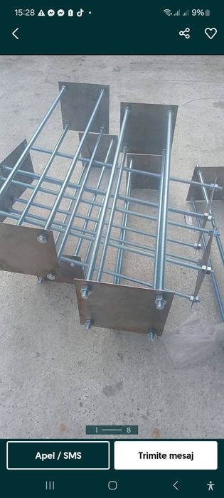 Vand cuzineti pentru hale cu fi de la 16 pana la fi32.
Cu placi 20x20x