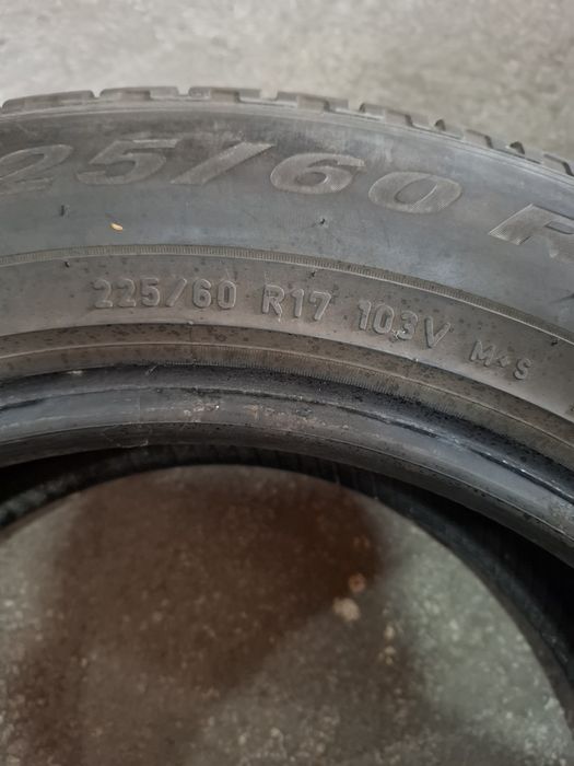 4 Зимни гуми Пирели 225/60/17 ДОТ20 6.5мм