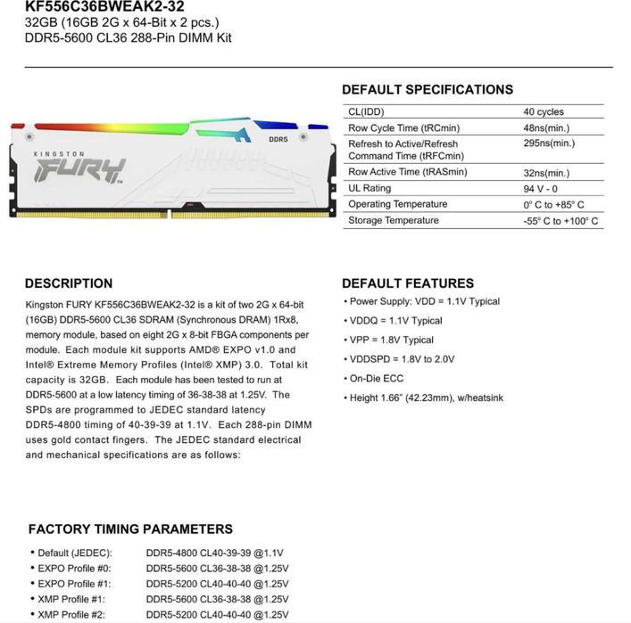 hyperx ddr5 16gb одна плашка