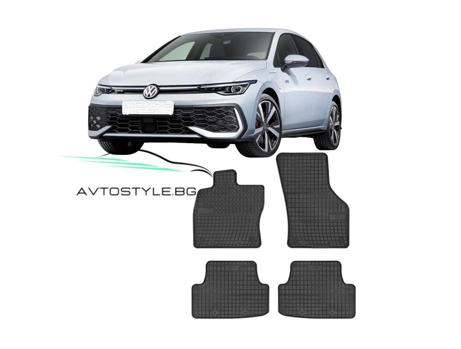 Гумени стелки зa VW Golf 8 след 2020 г., Frogum