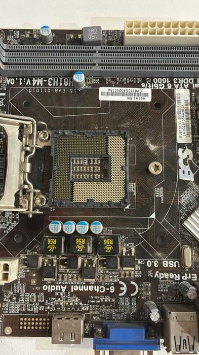 Материнская плата ECS H81 1150 б\у