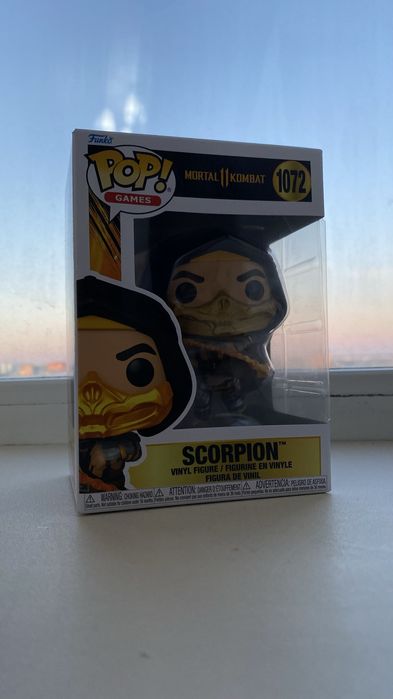 фанко поп скорпион из мортал комбат оригинал
