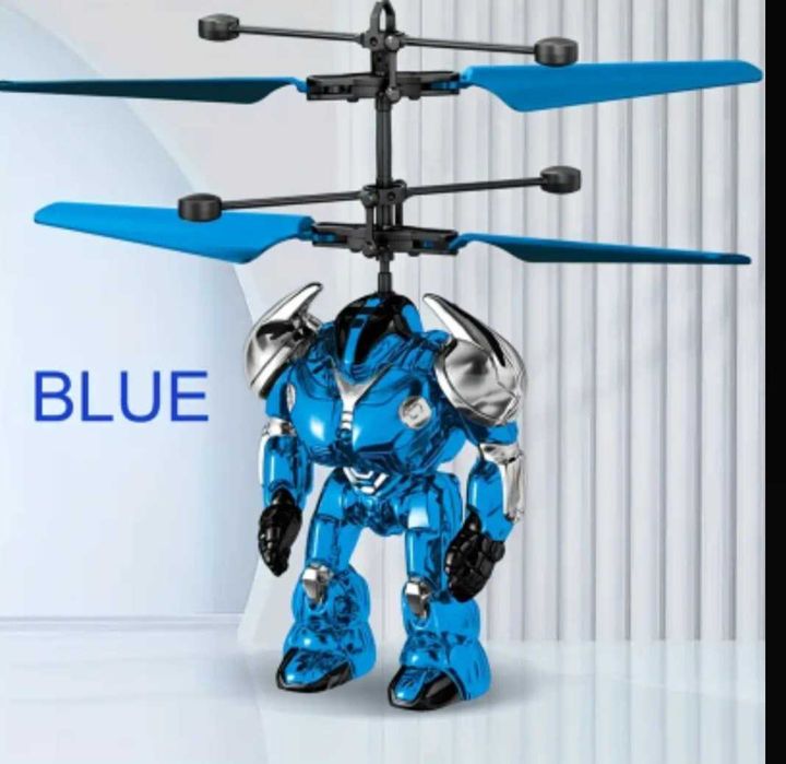 Robot zburator luminescent cu detecție inteligentă, control cu palma