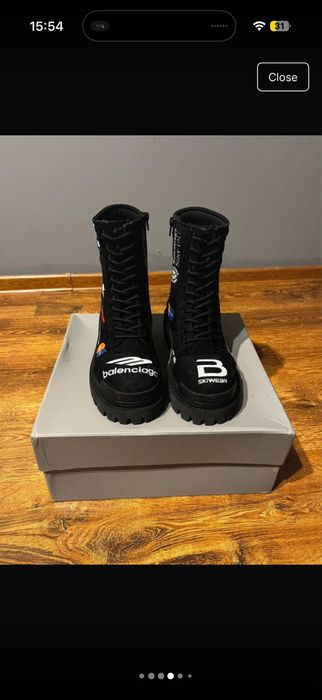 balenciaga strike boots