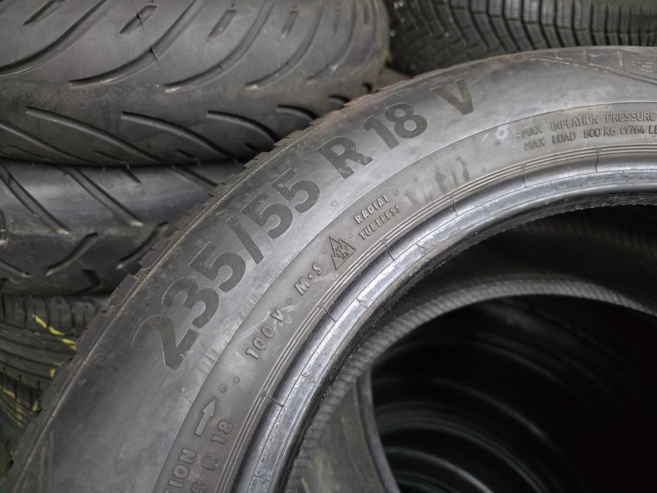 2бр Всесезонни гуми 235 55 18 - Continental - DOT 2023