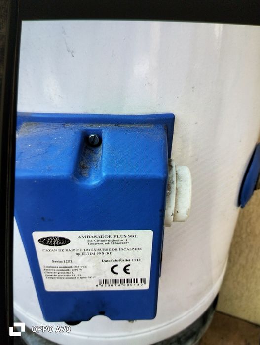 Boiler electric+combustibil solid