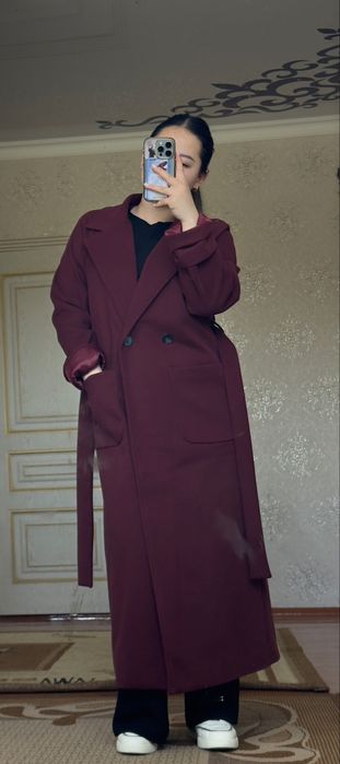 Классическое пальто с поясом