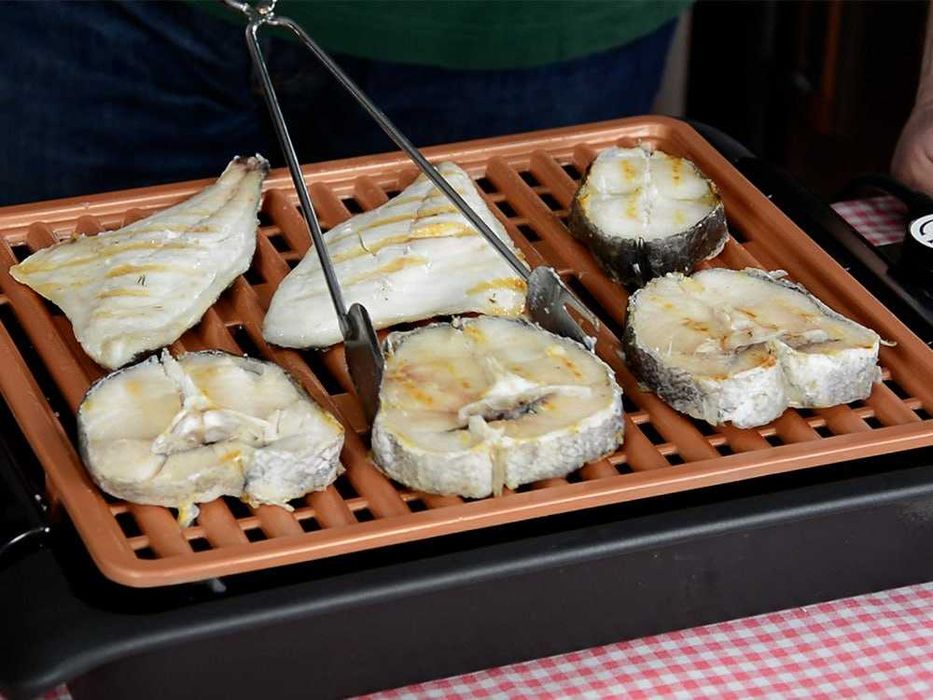 Электрический гриль Max Chef Smoke Free Grill | Каменное покрытие