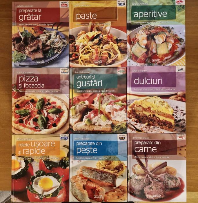Colectia  Delicii in Bucatarie - Adevarul - Completa  (21 de volume)