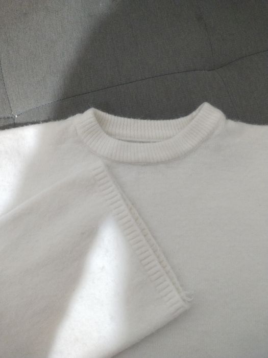 Белый мягкий свитер женский размер 44-48