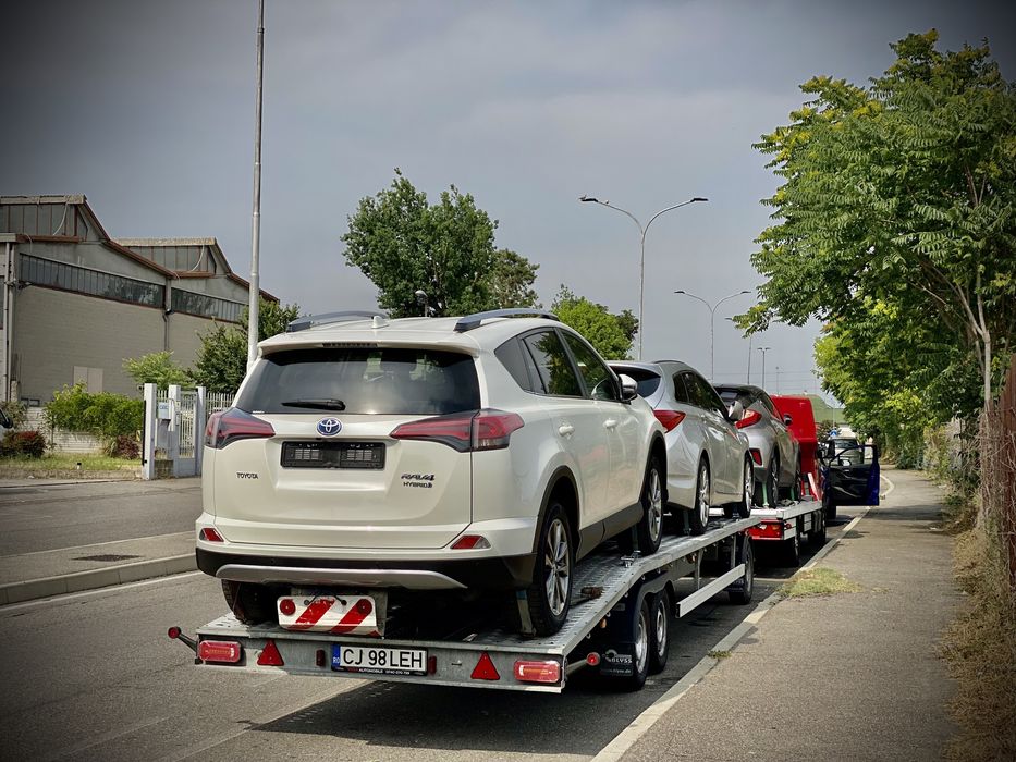 Transport autoturisme pe platforma Romania Ungaria Slovenia Italia