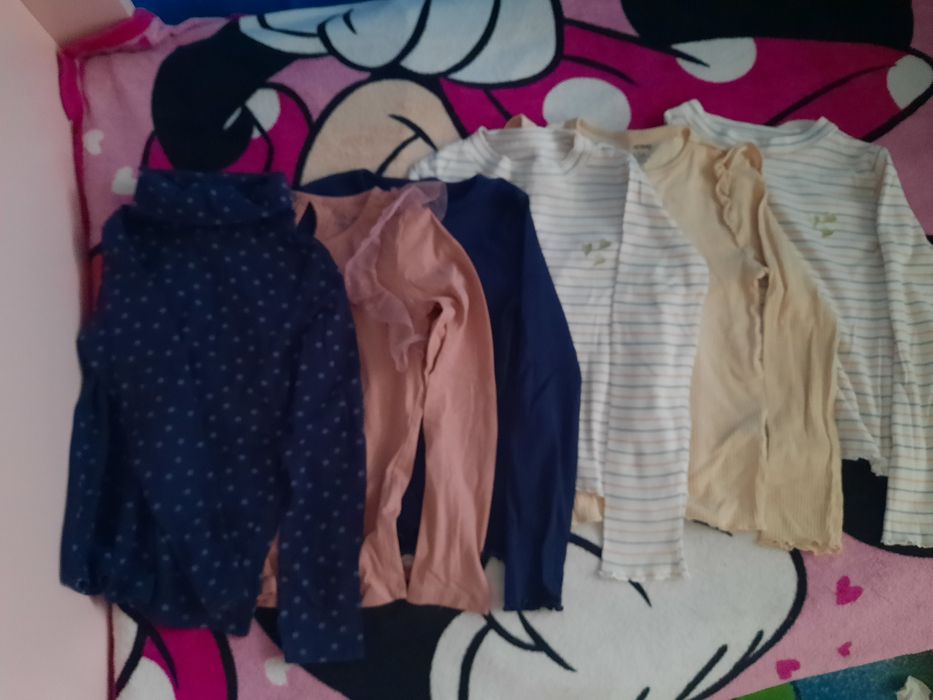 Bluzițe fetita bumbac -8 ani / set de 6 buc.