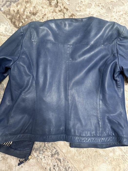 Кожанная куртка Massimo dutti