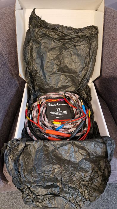 UK made аудио кабели: Black Rhodium Encore BiWire+Bi amping 2x3m