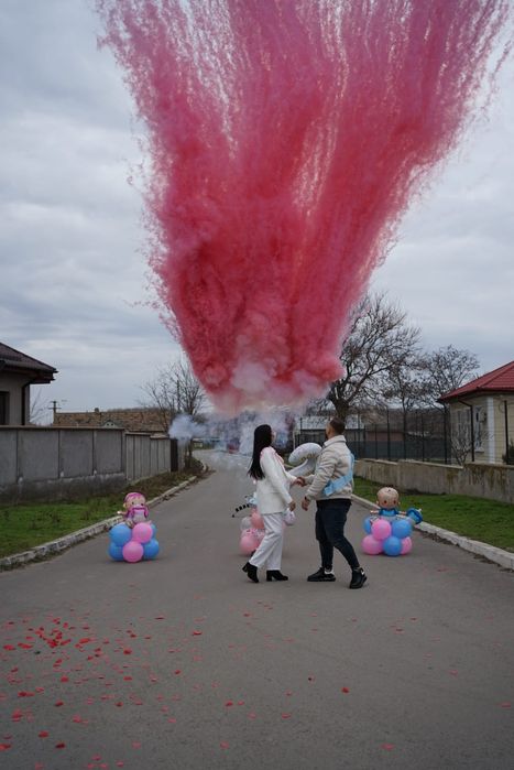 Artificii de zi cununii civile/Gender reveal.