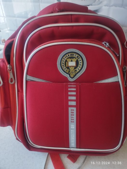 Рюкзак Oxford, красный качественный