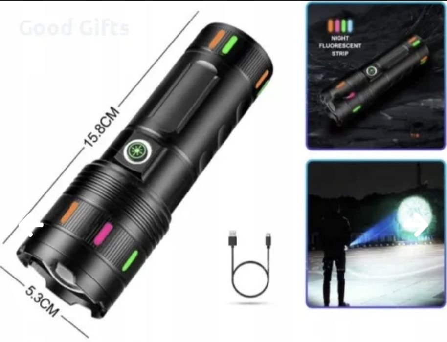 Мощен LED фенер COBA C78 ,2000м