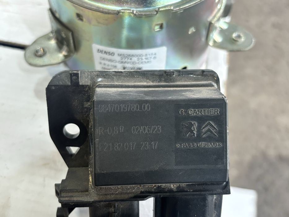 Управление и ел. двигател за перка 1.5 HDI