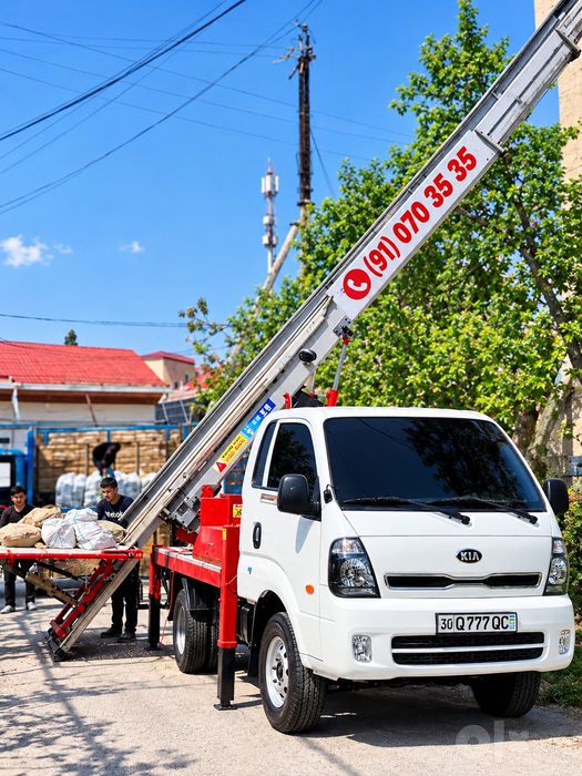 Авто лифт Avto lift yuk chiqarib tushirish musur kia bongo avtovishka
