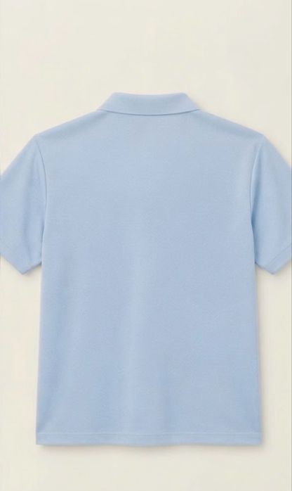 Голубое Поло Uniqlo; L