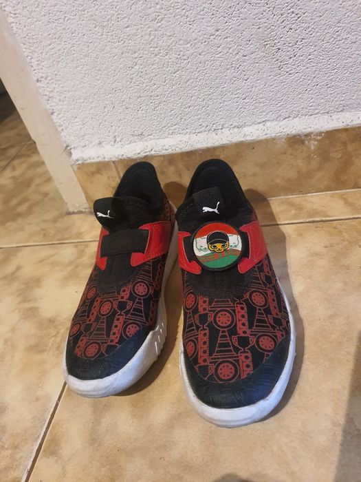 Детски кожени маратонки Puma Ferrari