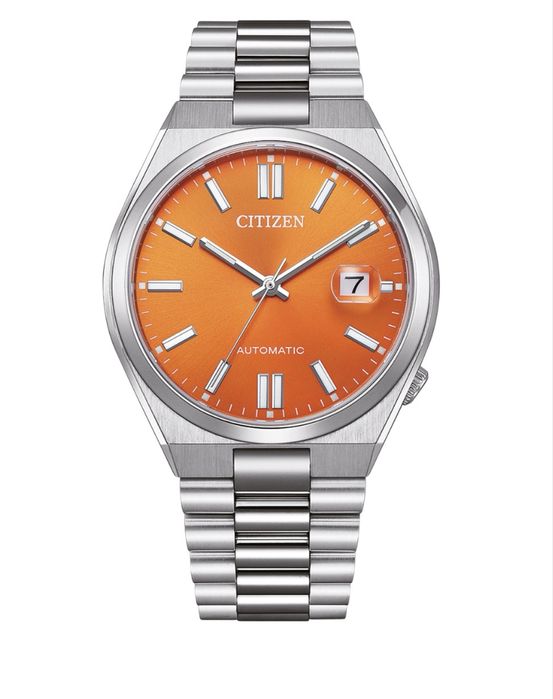 Нов Мъжки Часовник Citizen Tsuyosa Automatic NJ0151-88M – Orange Dial