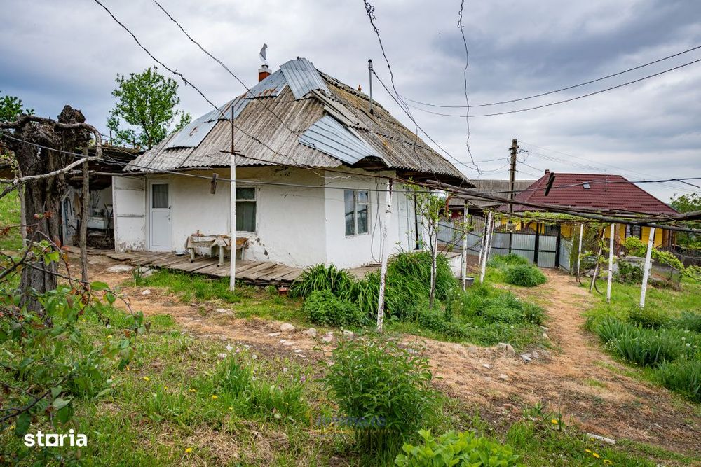 Casa din chirpici, bucatarie de vara si 1.34 ha de teren, Ardeoani