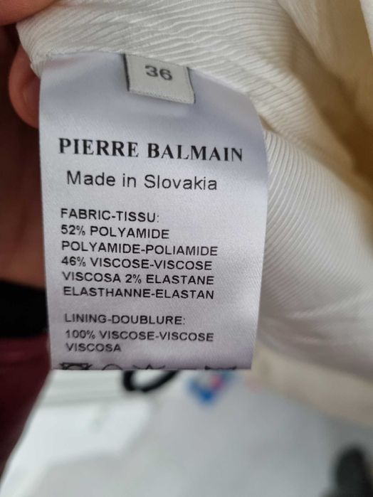 Rochie Balmain Originala bej, marime 36