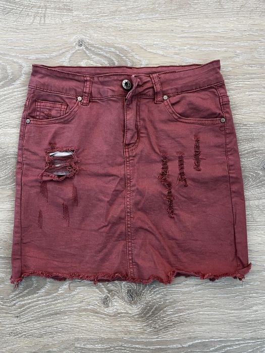 Дамска къса дънкова пола, размер M