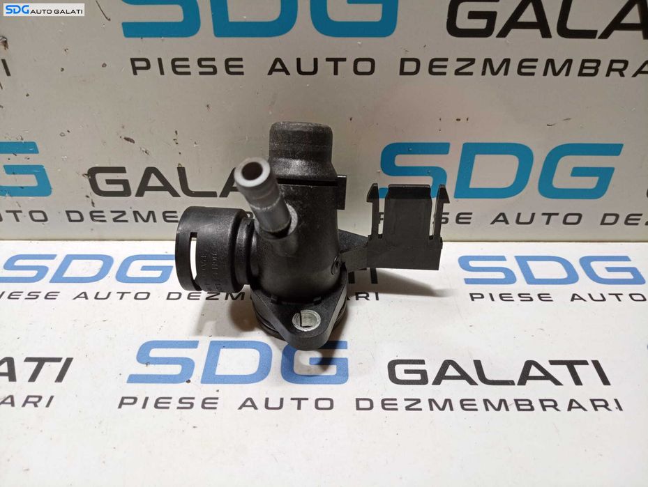 Tub Tubulatura Cot Flansa Apa Lichid Racire Termostat Audi A6 C7 2.0 TFSI 2011 - 2018 Cod 06H121132E [M5634]