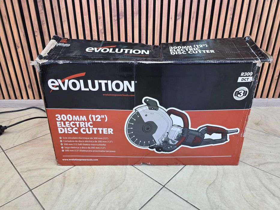 Mașină tăiat beton Evolution R300DCT 2400W, disc diamantat 300mm