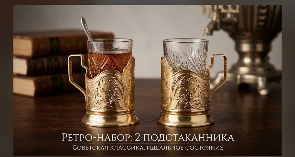 Подстаканник винтажный, СССР.
