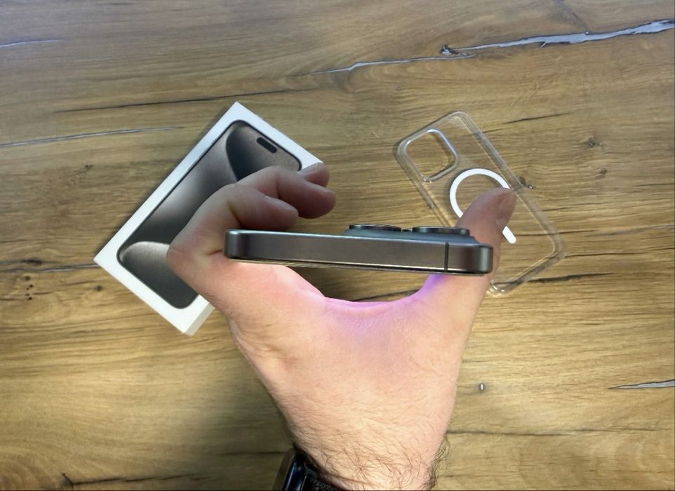 iPhone 15 pro max, 1tb, 100%