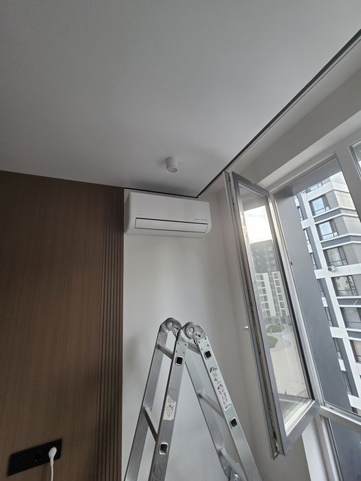 Установка кондиционер 1.2 этап Алматы