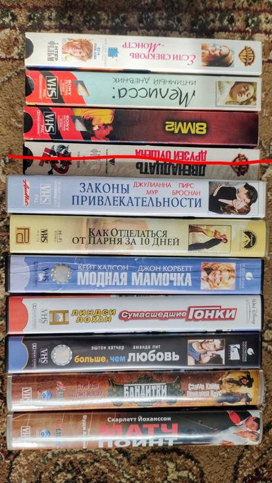 Видеокассеты. Фильмы. VHS