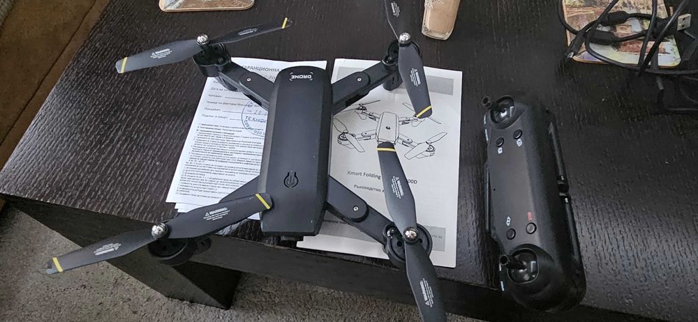 Сгъваем дрон Xmart – S6, 720p, Черен