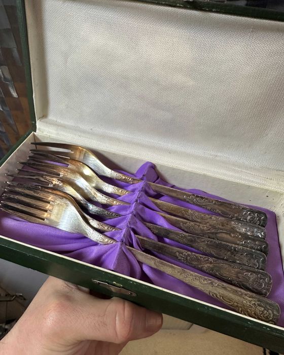 Ложки Десертные посеребрянные