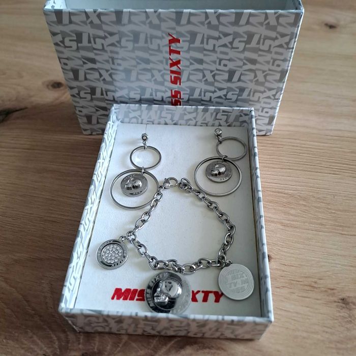 Комплект обици и гривна Miss Sixty