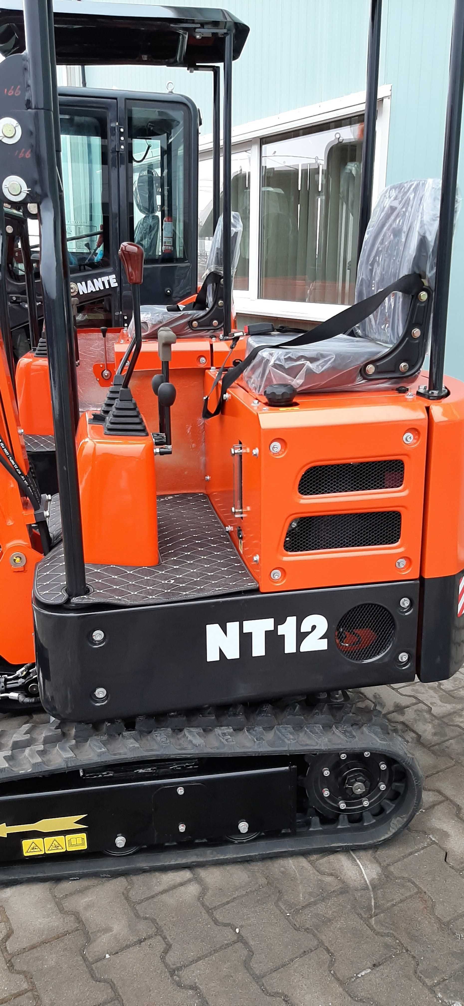 Miniexcavator nou NANTE 12, Pret: 6900 euro + TVA Brasov