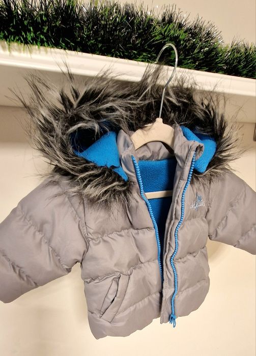 Детско зимно яке за момче, размер 74, произведено в България