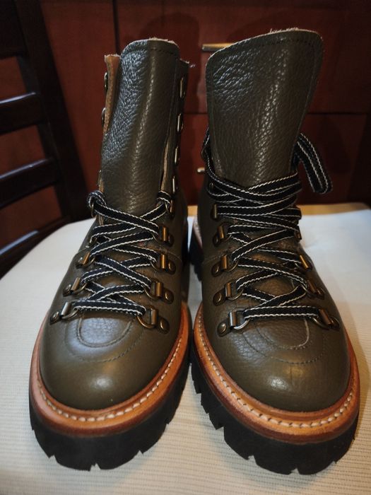 Дамски туристически обувки Grenson  в цвят каки